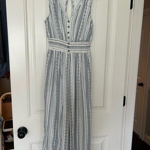 Boutique cropped leg romper